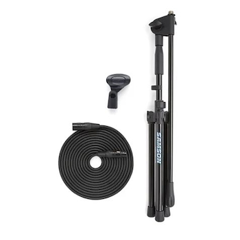 Soporte | para Microfono | Boom | Cable XLR+Pipeta | BK MK10X SAMSON