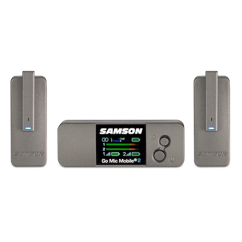 Go Mic | Transmisor inalambrico (2)  de solapa | p/Celular | GMM2 SAMSON