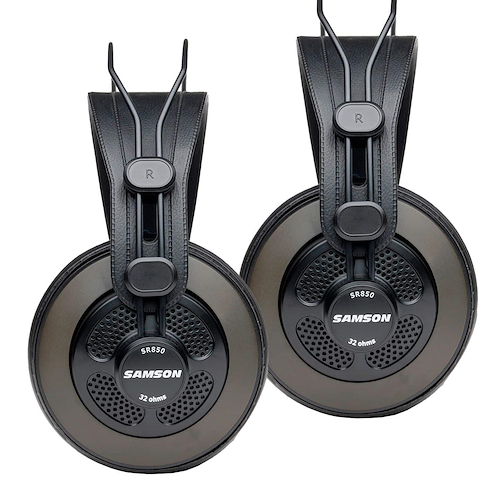 Auricular Profesional P/Estudio,Pack X 2, Semi-Abierto, Dr SR850 SAMSON