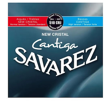 Encordado guitarra clasica 510 CRJ NORMAL-ALTA NEW CRISTAL-CANTIGA SAVAREZ