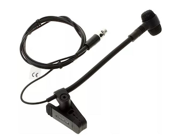 Microfono t/Cuello de Ganso p/Instr de Viento, Condens, Card PGA98H-TQG SHURE