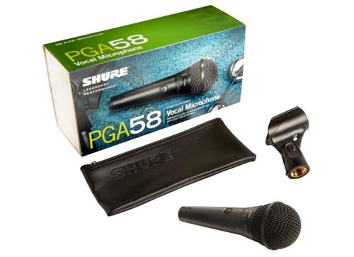 Handheld mic - (no incluye cable) PGA58-LC SHURE