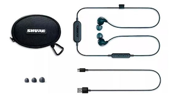 Auricular  Intraural  SE112  negro    c/cable  con Blue SE112-K-BT1 SHURE