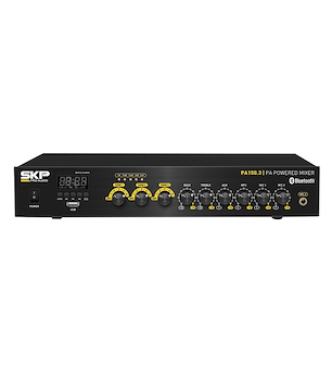 Amplificador de PA / Bluetooth / 3 zonas / proteccion contra PA-150.3 SKP