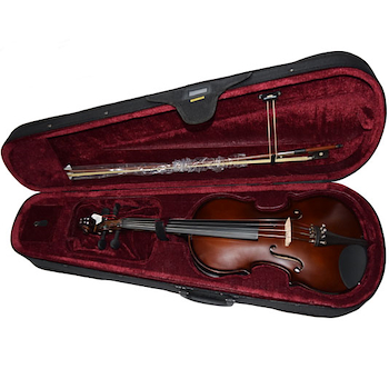 VIOLA MACIZA - TAPA PINO, FONDO MAPLE - 4 AFINADORES METÁLIC MV1011 STRADELLA