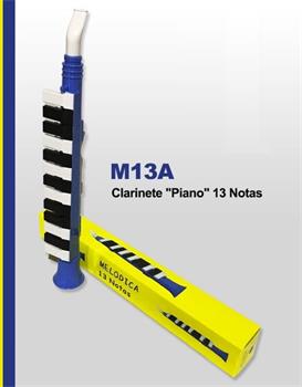 MelódicClarinete "Piano" 13 Notas. Packaging Caja Multicolor M13A STRADELLA