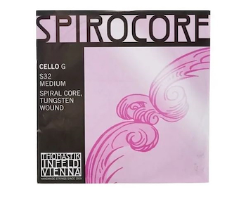 G acero/tungsteno cello S32 spirocore THOMASTIK