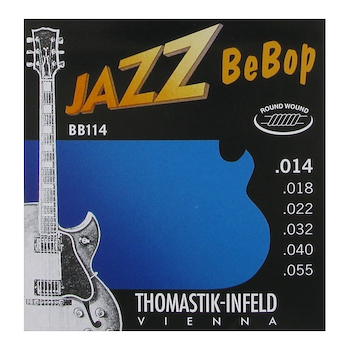 encordado para guitarra electrica jazz bebop 014 BB114 THOMASTIK