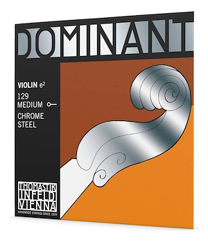 cuerda 1º MI violin chrome steel 129 Dominant medium THOMASTIK