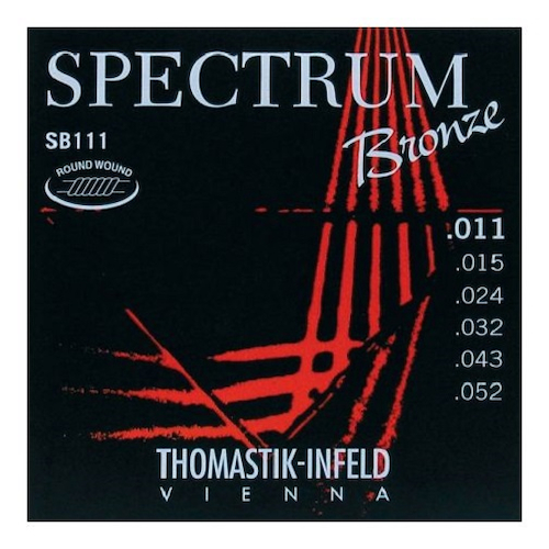 encordado para guitarra acustica spectrum 011 SB111 THOMASTIK