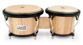 Bongo 2700 N WOODEN BONGO PLAYERS SERIES 7&81/2 NATURAL TOCA