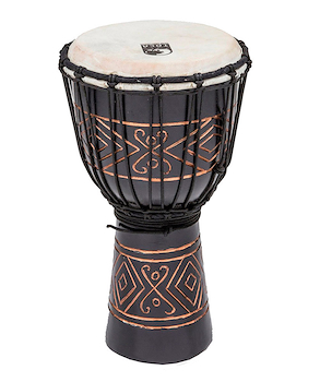 Djembe de madera TSSDJ-MBO STREET BLACK ONYX MEDIUM TOCA