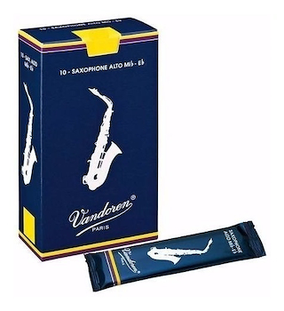 Cañas Para Saxo Alto Tradicional x 1 (Flow-Pack)	n°2½ Vandoren