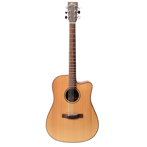 Guitarra Acústica con corte Madera maciza AF104C WINZZ