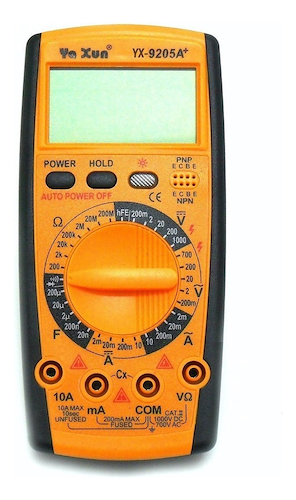 TESTER MULTIMETRO YAXUN 9205A+
