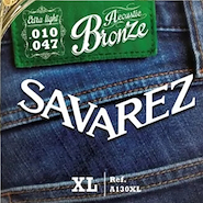 SAVAREZ A130XL ACOUSTIC BRONZE extra light 010-047