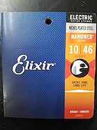 ELIXIR 12052 Electric Nickel Plated Steel NANOWEB coating light 010-046