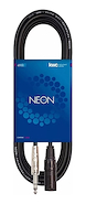 618 NEON Canon Macho - Plug 1/4 Stereo Estándar X 3 Mts