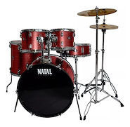 NATAL DNA5S-BV Bateria 5 cuerpos incluye platillos,fierros,banqueta y pedal
