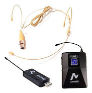 Apogee U11 V Micrófono Inalámbrico U-11V UHF Head Set Vincha USB