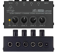 Behringer HA400 Ha 400 Micro Amp Distribuidor De Auriculares 4 salidas