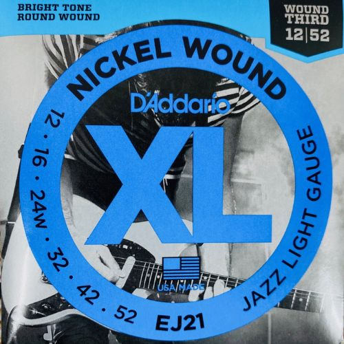 Daddario EJ21 Encordado de niquel 12/52