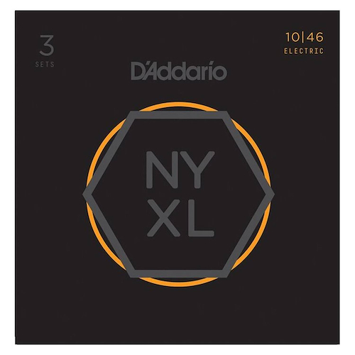 Daddario NYXL1046 Encordado Electrica 010 Nickel Wound Revestido