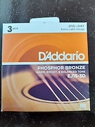 Daddario EJ15-3D Enc. p/ acustica Bronce Fosforado 010