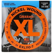 EXL110-7 Encordado de niquel de 7 cuerdas 10/59