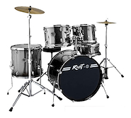 Dixon RT522GM Bateria 5 Cuerpos 22"-12"-13"-16"-14" - Incluye Platos Y Ban
