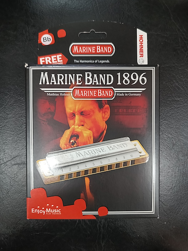 Hohner M1896116 Armonica marine band classic diatonica 20V - madera- Bb