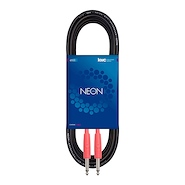 104 NEON Cable 6 mm. Plug 1/4 - Plug 1/4 Standard c/Termo. x 6 mts.