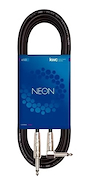 130 NEON Cable 6 mm. Plug 1/4 - Plug 1/4 Ang. Standard x 3 mts.