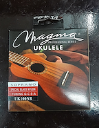 UK100NB Set Strings MAGMA UKULELE Soprano N Black Hawaiian
