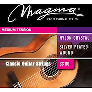 GC110 Set de cuerdas de tension media / Silver plated wood