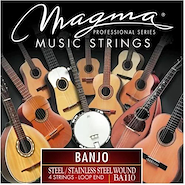 BA110 Encordado para banjo enchapado en plata