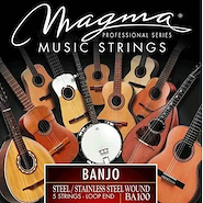 BA100 Encordado para banjo 5 cuerdas enchapado en plata