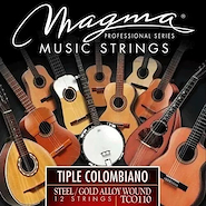 TCO100 Cuerdas plateadas para triple colombiano (12C)
