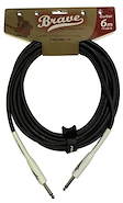BRV100LU6BK Cable de ins, plug-plug PROEL 6.3mm Mono, cubierta flexible