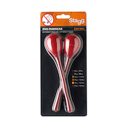 Stagg SEGMLRD Shaker Mango Largo (Par) Color Rojo - 20 Gramos