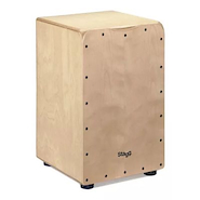 CAJ50MN Cajon Stagg con 2 pares de cuerdas ajustables