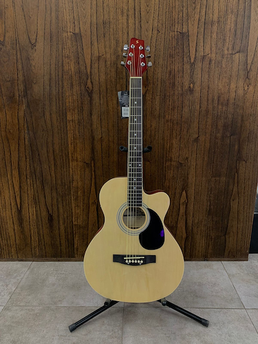 SA20ACENAT GUITARRA ELECTROACUSTICA STAGG CON CORTE-EQ 5 CON AFINADOR-C