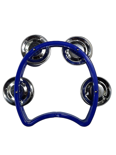 DP918BL Pandereta de mano para niño azul