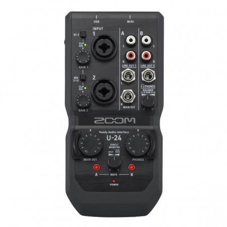 Zoom U24/240GL Placa Interfase c/ USB + 2 canales simultaneos