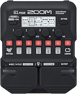 Zoom G1 FOUR Pedalera Multiefecto | Para Guitarra | 70 efect | Efec simul
