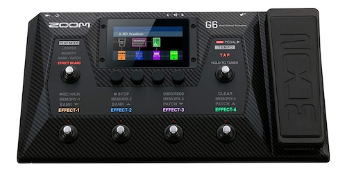G6 Pedalera | Para Guitarra | 9 simultaneos | 240 Patches | Pan