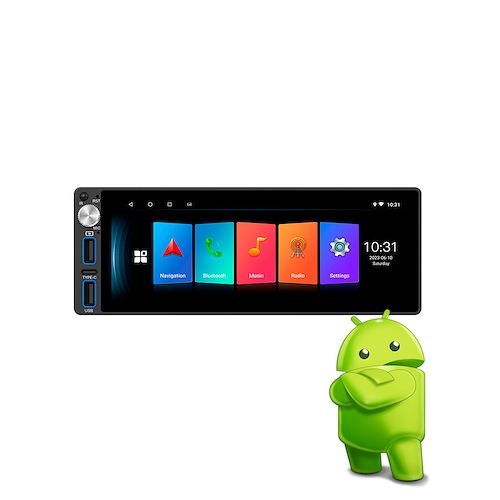 ESTEREO UNIVERSAL SIMPLE DIN ANDROID