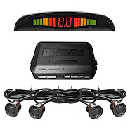 SENSOR DE ESTACIONAMIENTO UNIVERSAL SONORO GRIS OSCURO
