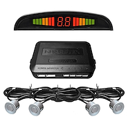 SENSOR DE ESTACIONAMIENTO UNIVERSAL SONORO GRIS PLATA