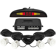 SENSOR DE ESTACIONAMIENTO UNIVERSAL SONORO BLANCO